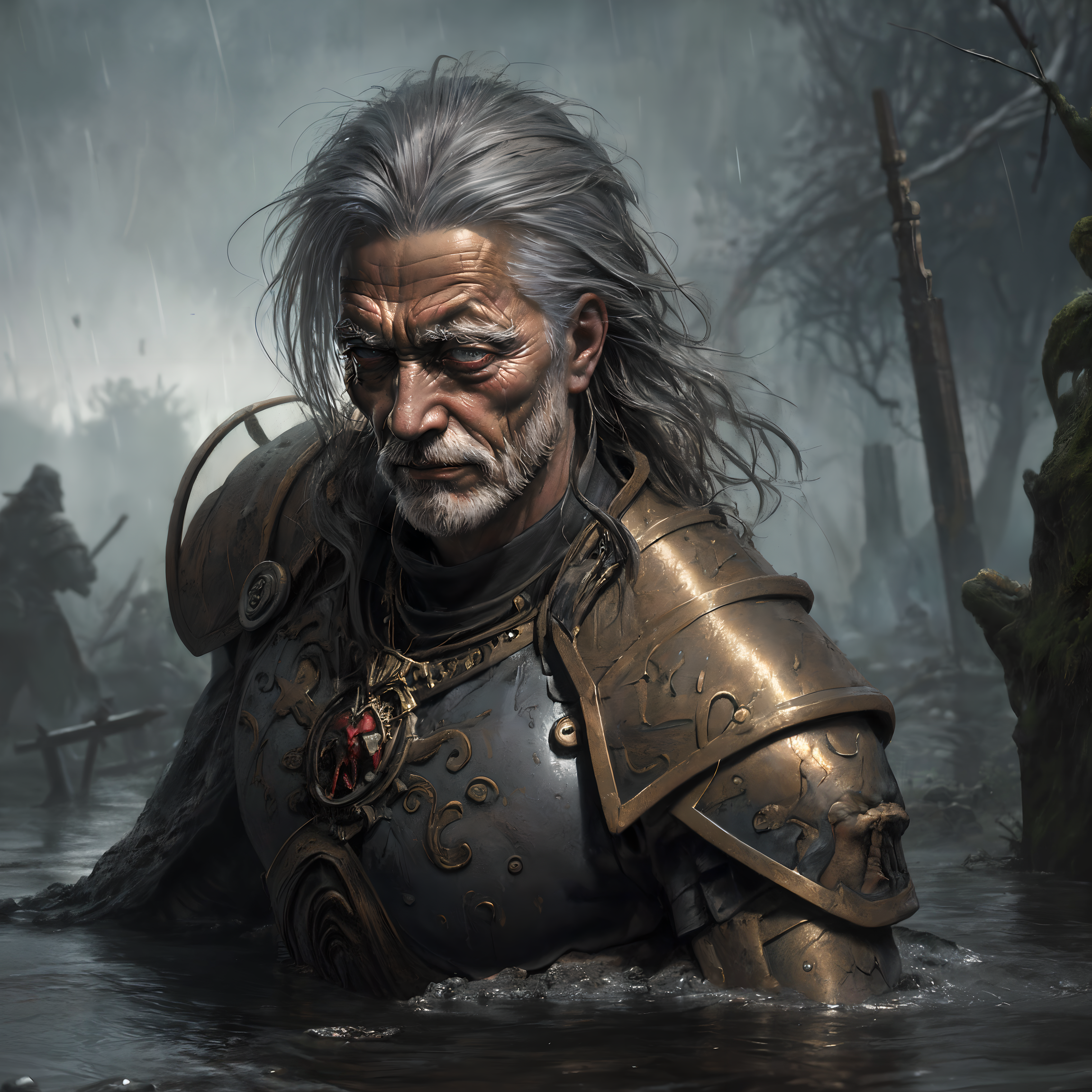 07034-304524578-(Painting_ 1.2) (a half Body_ 1.2), (an old and gray-haired warrior cries at the grave_1.2), raid, sad look, intricate details,.png